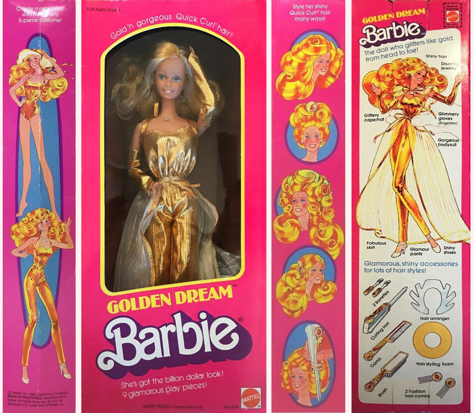 golden dream barbie 1981