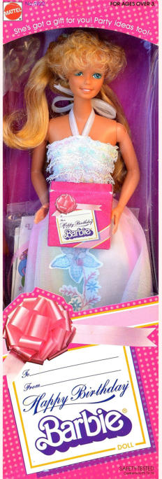 happy birthday barbie 1982