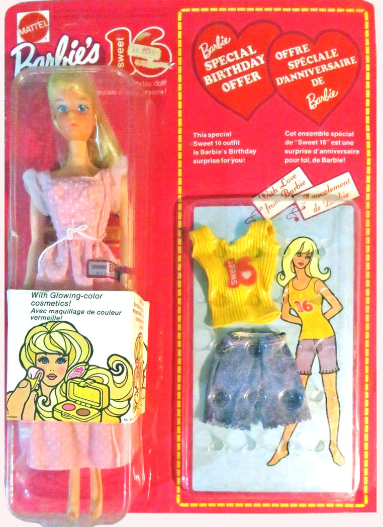 sk 7796 sweet 16 barbie 1974